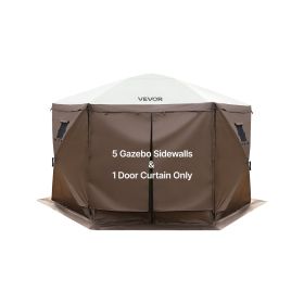 Canopy Sidewalls, 5.67 x 4.85 ft, Canopy Tent Walls with Waterproof and Sunlight Protection