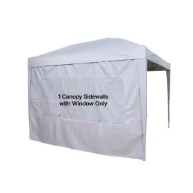 Canopy Sidewalls, Fit for 10 x 10 ft Pop Up Canopy Tent, Tent Side Walls with Waterproof and Sunlight Protection Layer for Outdoor Event Tents (Type: Window Type, size: 1 Side, 10x10 ft)